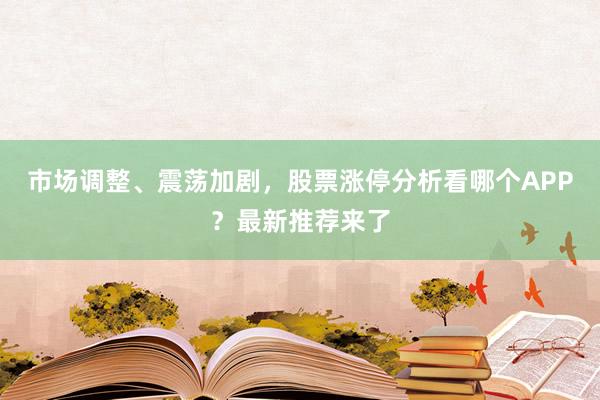 市场调整、震荡加剧，股票涨停分析看哪个APP？最新推荐来了