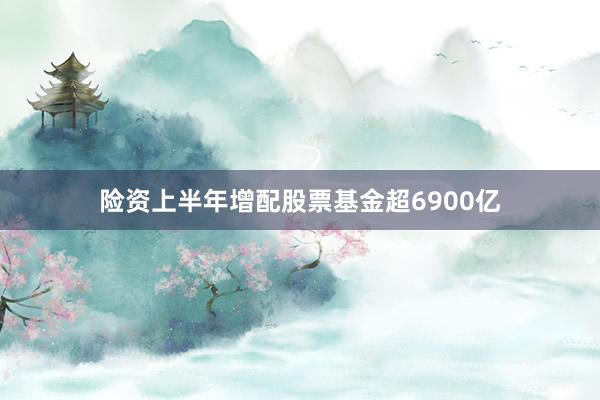 险资上半年增配股票基金超6900亿