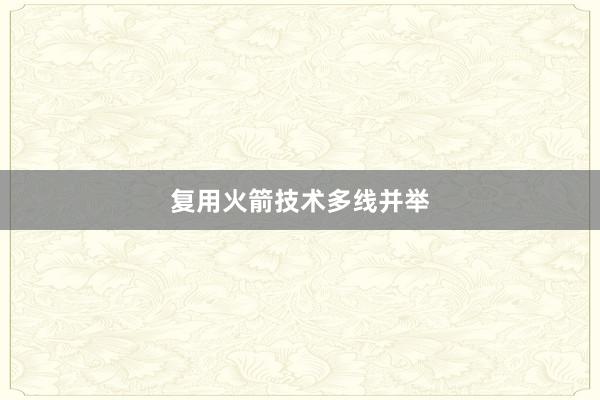 复用火箭技术多线并举