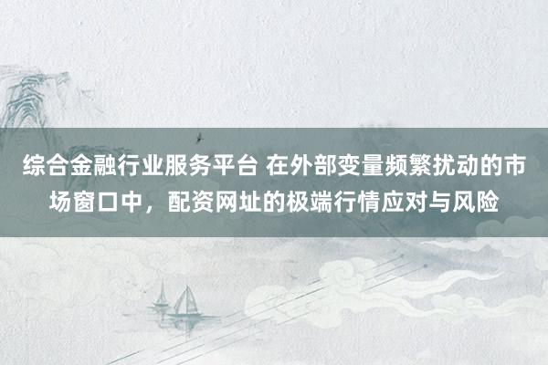 综合金融行业服务平台 在外部变量频繁扰动的市场窗口中，配资网址的极端行情应对与风险