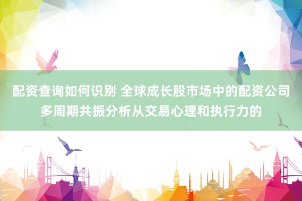 配资查询如何识别 全球成长股市场中的配资公司多周期共振分析从交易心理和执行力的
